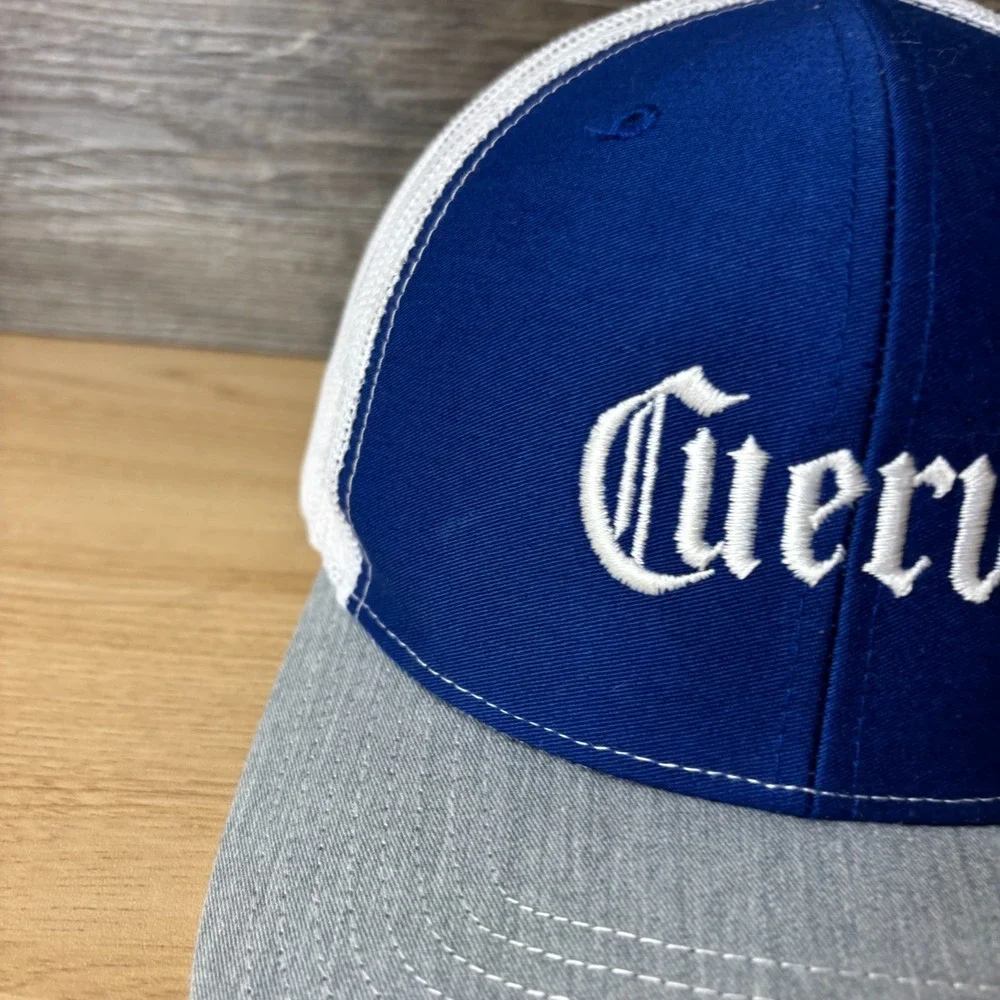 Cuervo Hat Cap Snap Back Blue Trucker Jose Cuervo Outdoors Mens